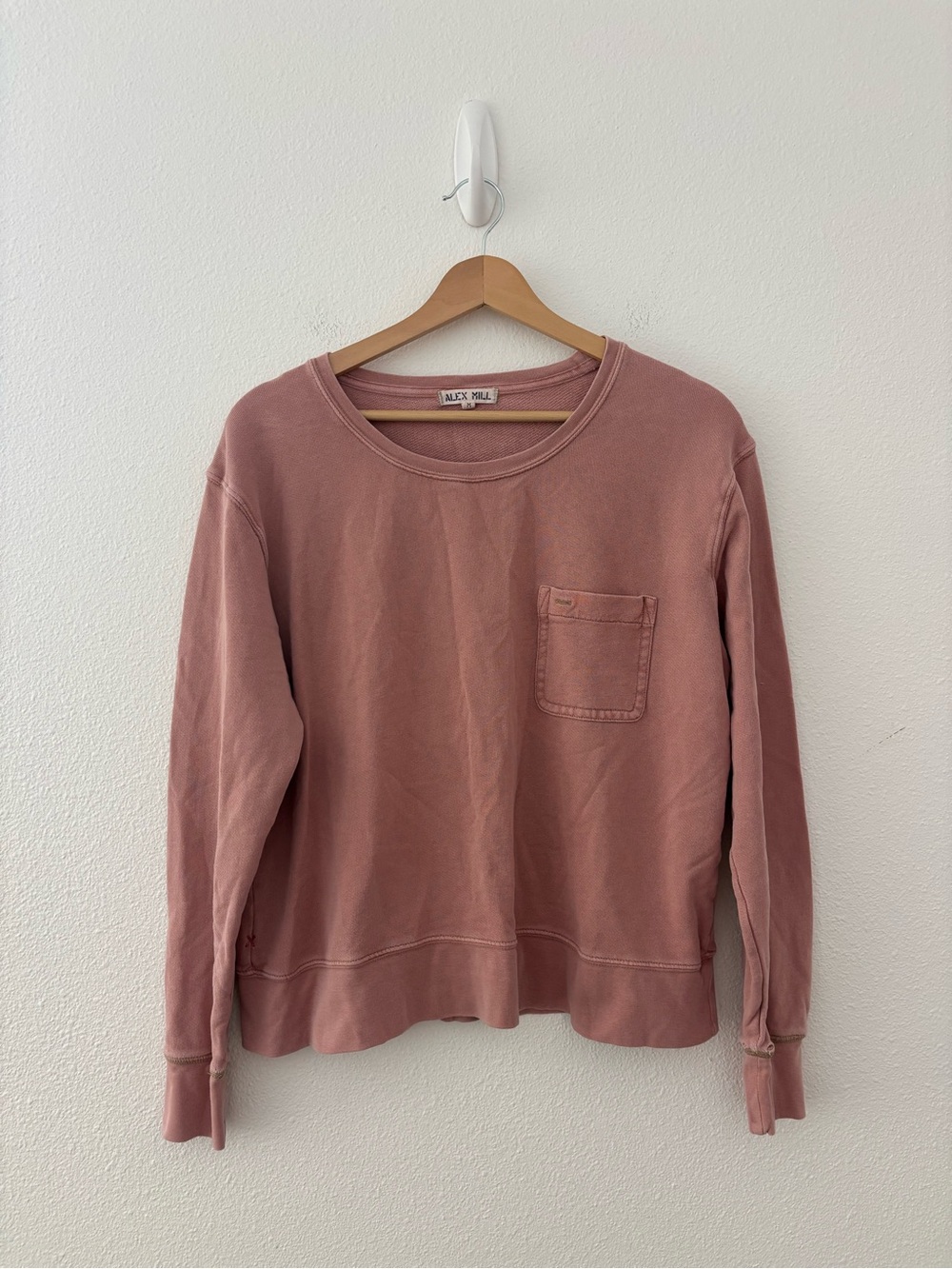 Alex mill blush pink sweatshirt